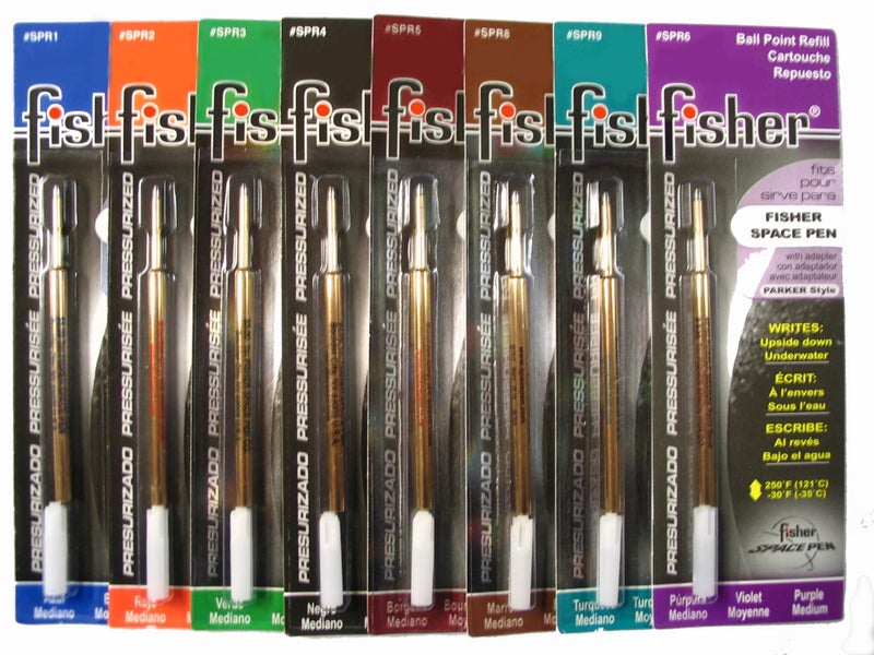Fisher 8 Value PACK Multi Color Parker Style Refills Space Pen
